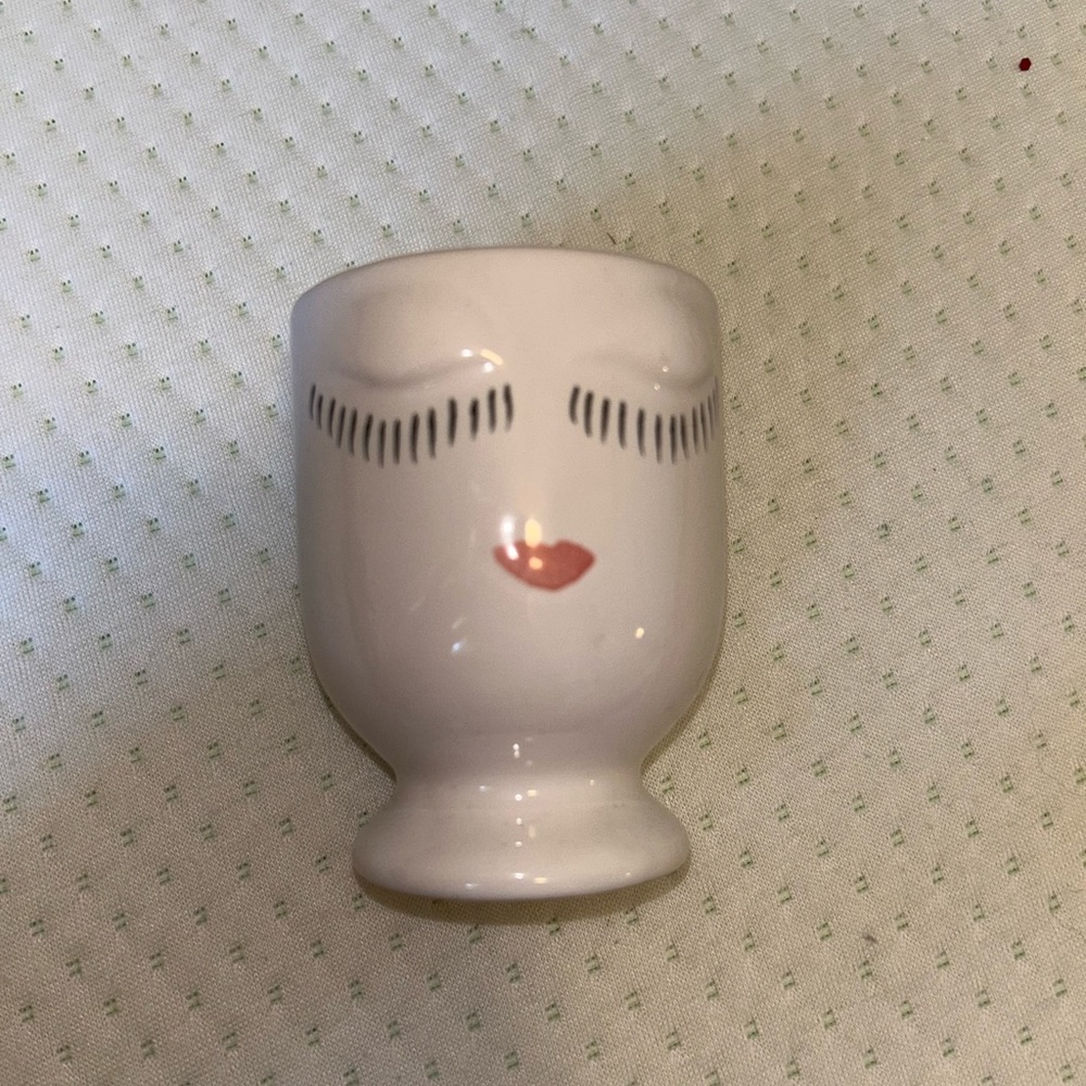 Makeup brush or toothbrush holder